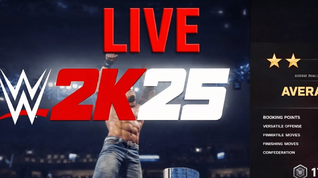 First Time Live Streaming WWE2K25