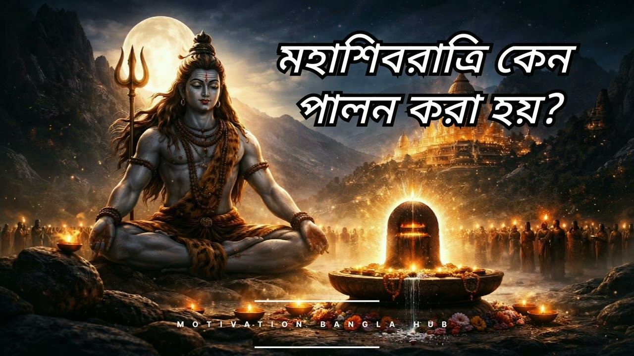 মহাশিবরাত্রির আসল ইতিহাস ও গুরুত্ব কী?এই রাত কেন এত পবিত্র? Maha Shivaratri Story 