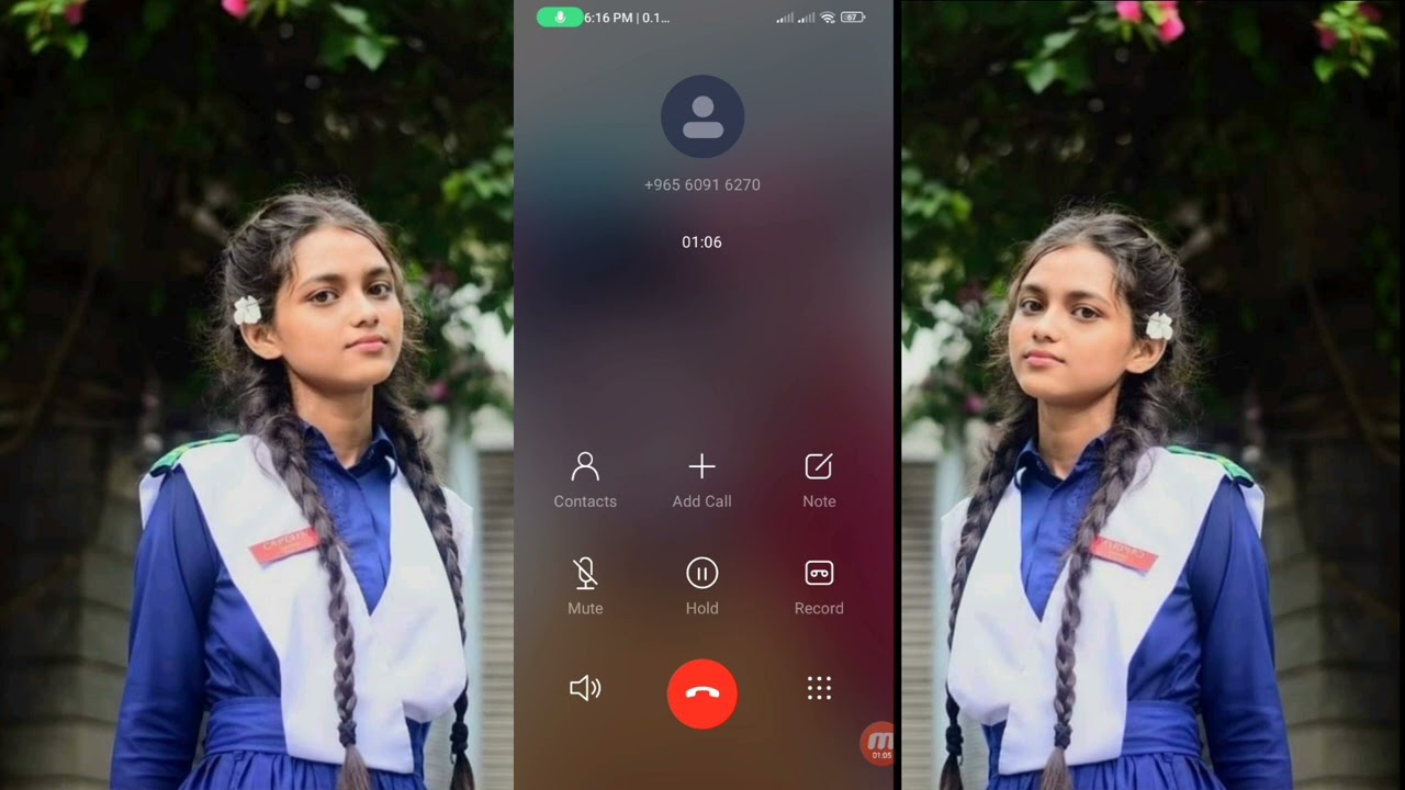 My garll frend phone call 
