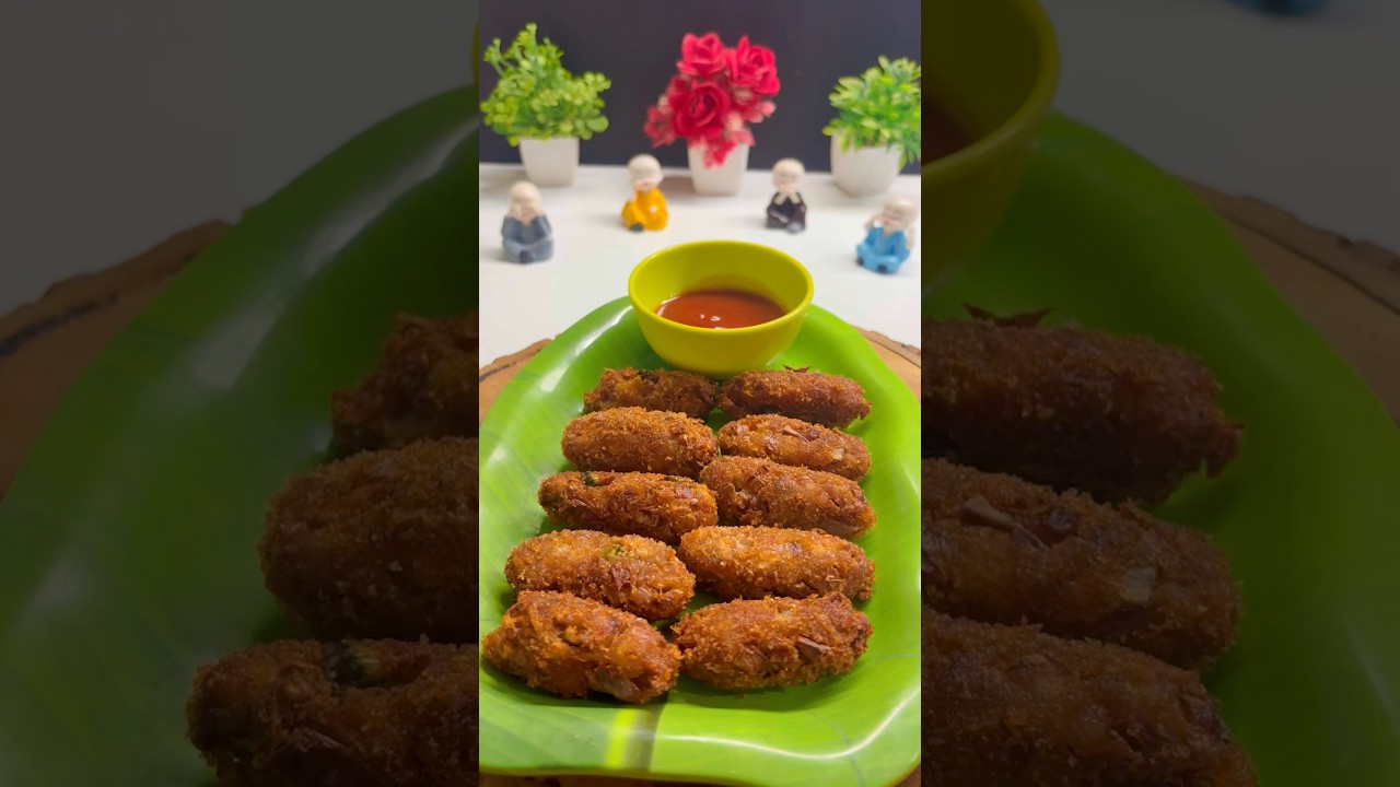 Crispy Bread Cutlet Recipe 😍 #shorts #trending #cutlet