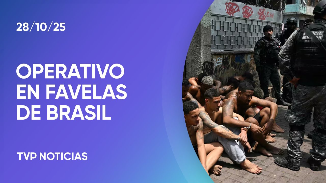Megaoperativo en R&iacute;o de Janeiro contra Operativo Vermelho