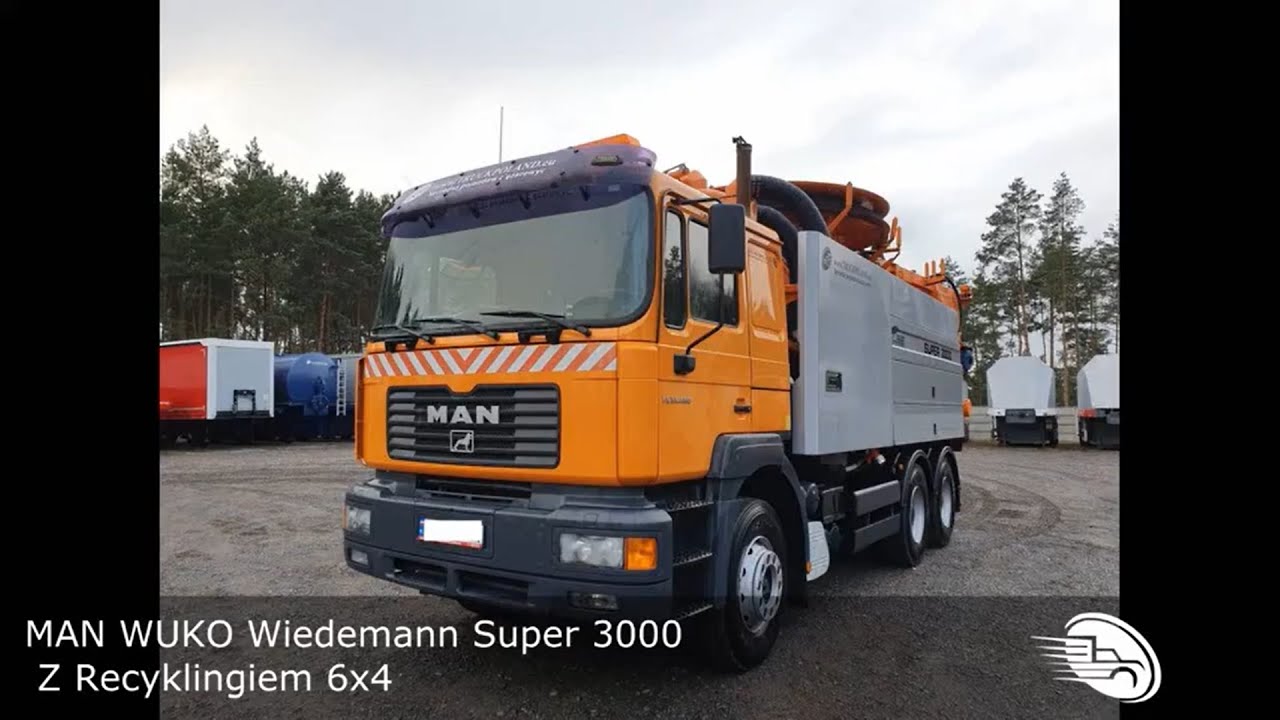 Samochód asenizacyjny MAN FE 33 460 Wiedemann & Reichhardt Super 3000 z recyklingiem