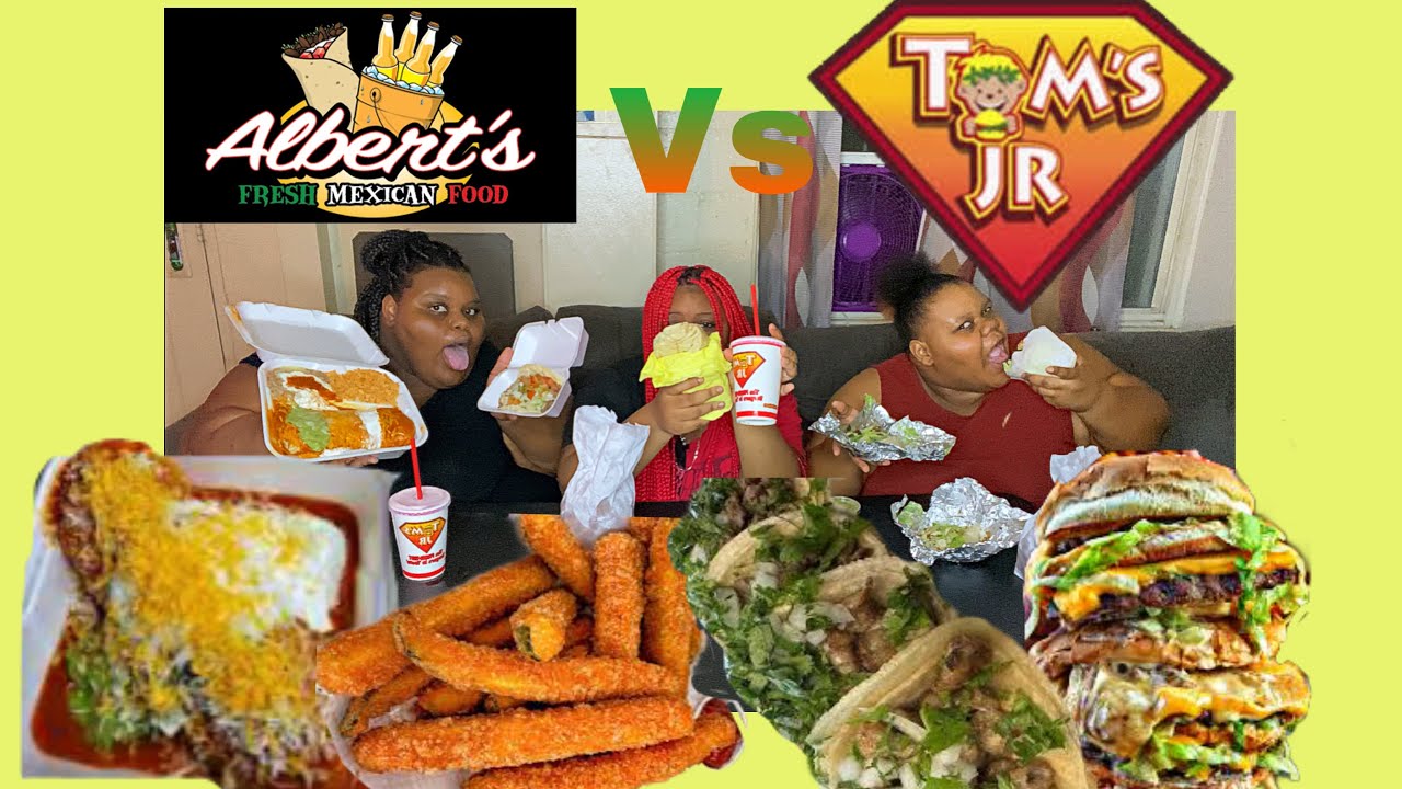 Super Albertio🌯 Vs Toms Jr 🌮Mexican Food🇲🇽