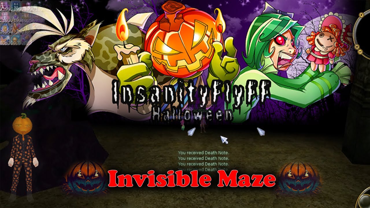 Insanity Flyff - Invisible Maze (Halloween Event 2021)