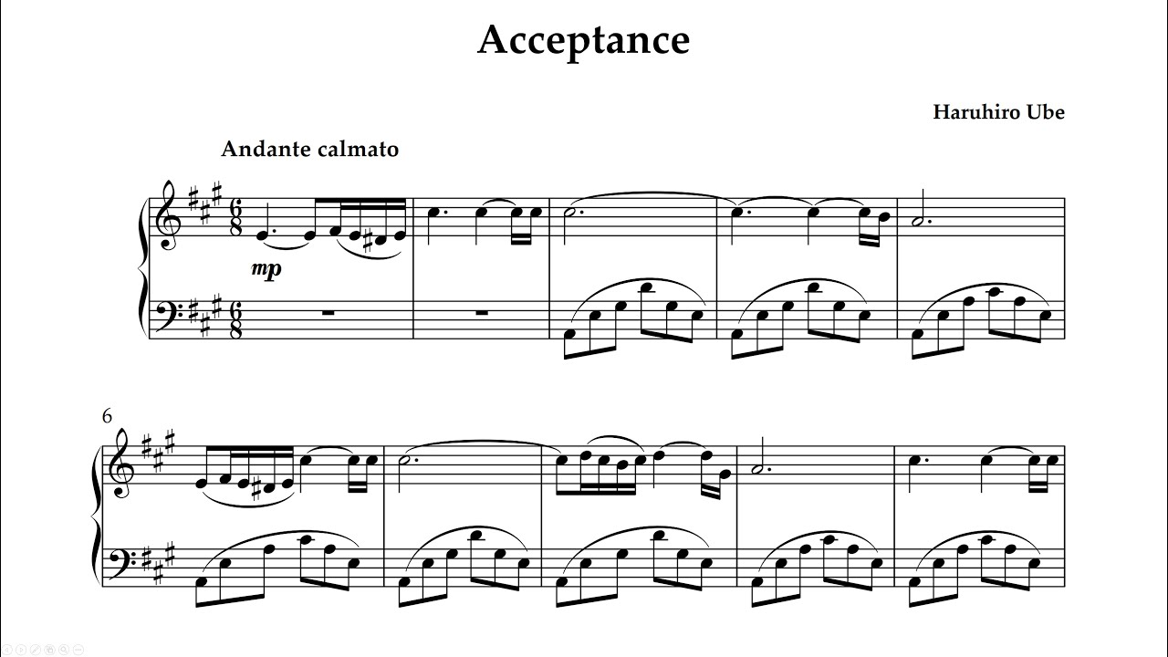 Acceptance(original composition)