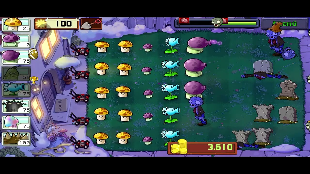 Pvz chinese pavilion (Lápidas rápidas)