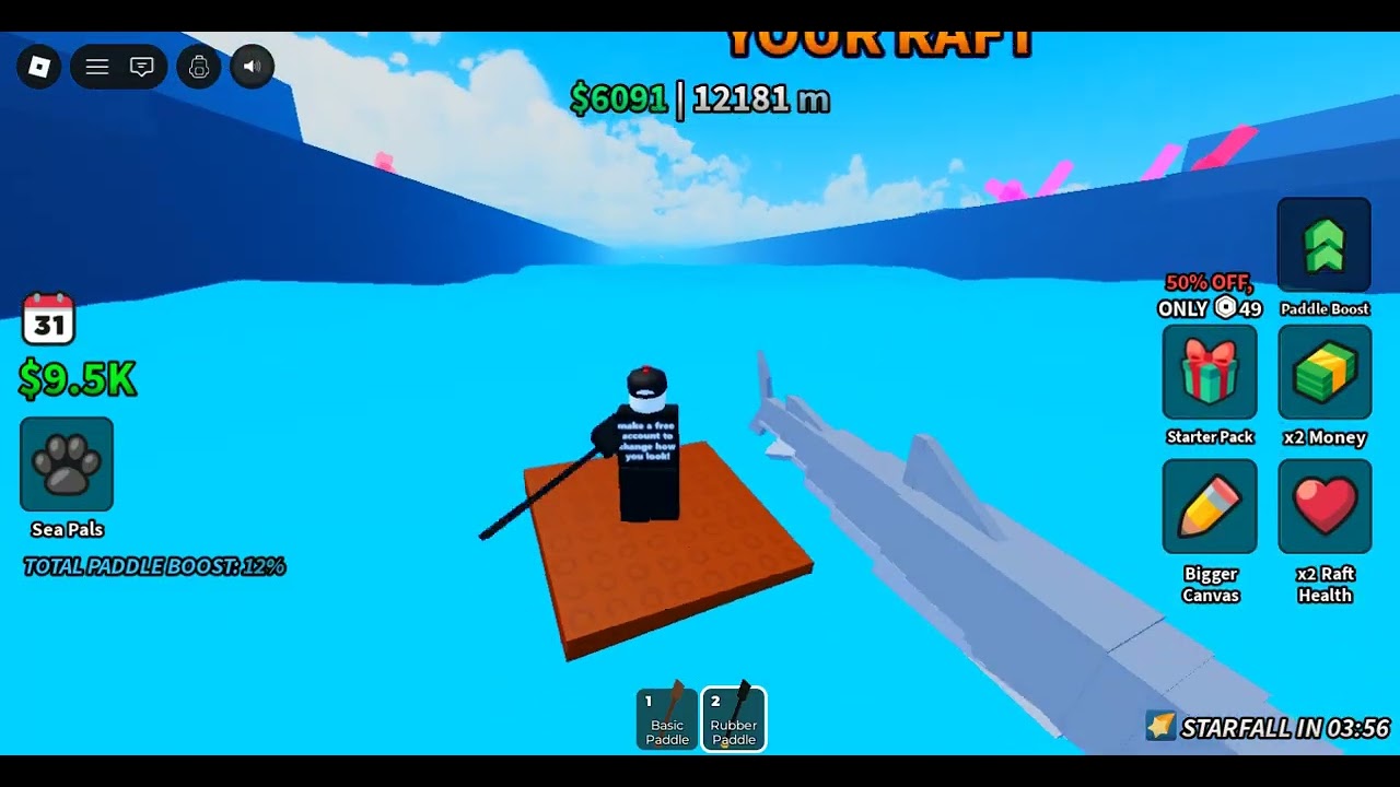 Draw a raft & set sail free boat to the end