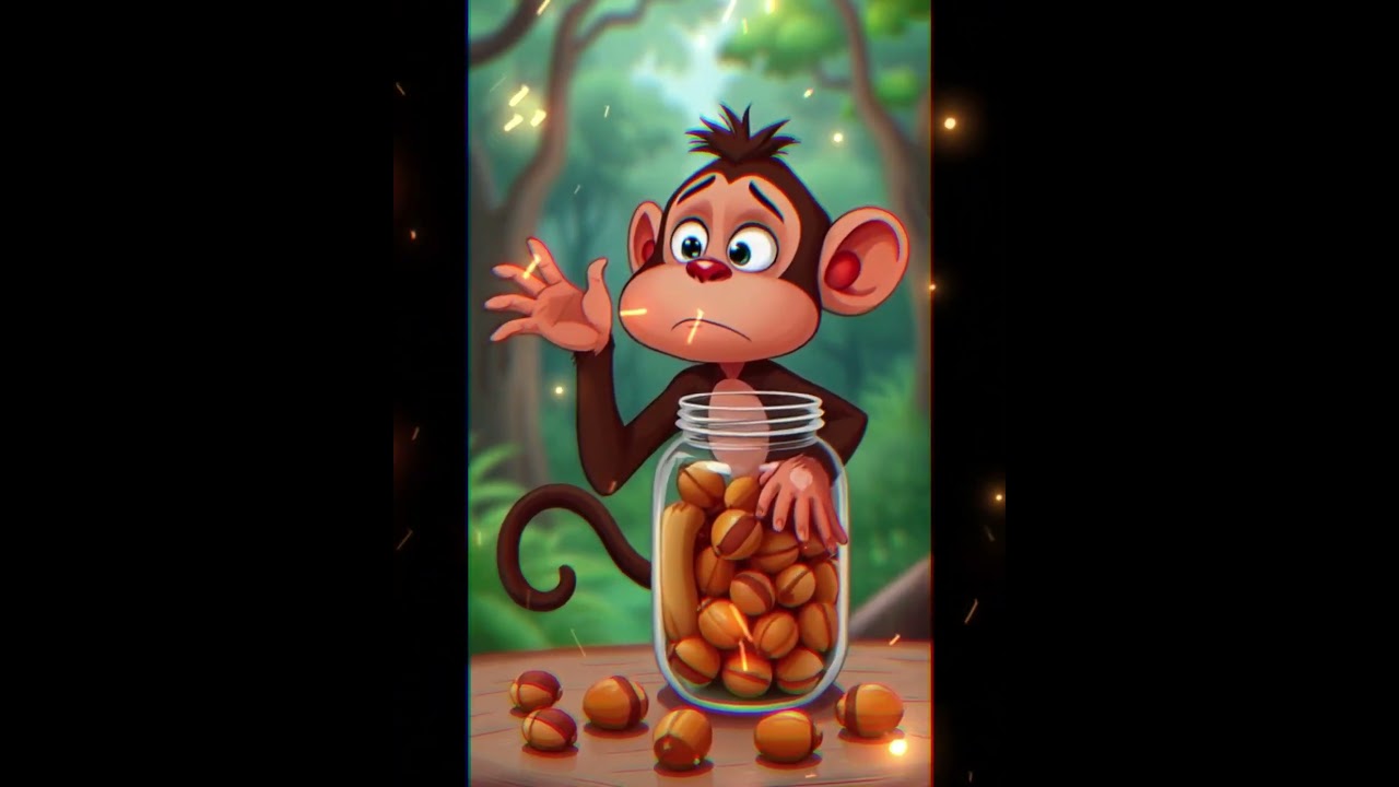 Greedy Monkey - a short story with a Moral