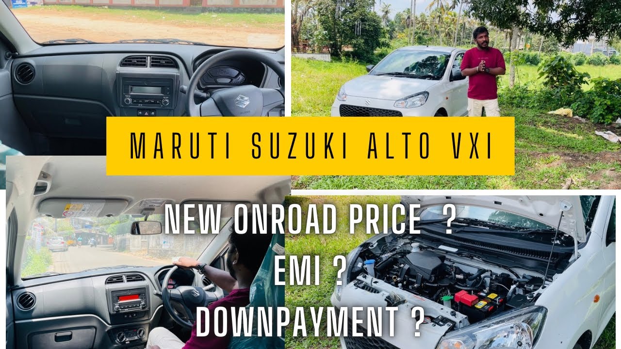 MARUTI SUZUKI ALTO VXI  DETAILED MALAYALAM REVIEW // NEW ONROAD PRICE // DOWNPAYMENT // EMI