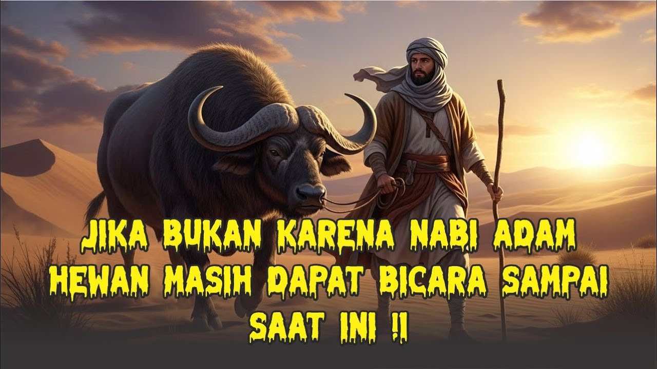 JIKA BUKAN KARENA NABI ADAM‼️, HEWAN SAMPAI SAAT INI MASIH DAPAT BICARA ‼️