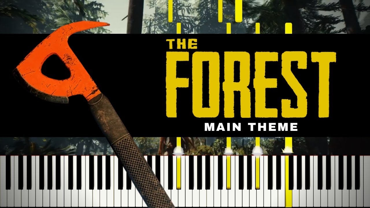 The Forest (Main Theme) - Piano Tutorial