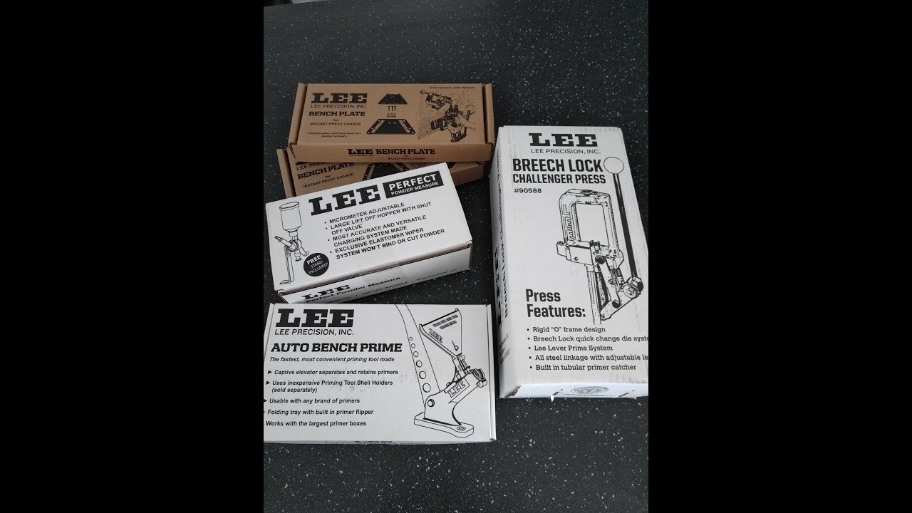 Mon nouveau matériel de rechargement Lee