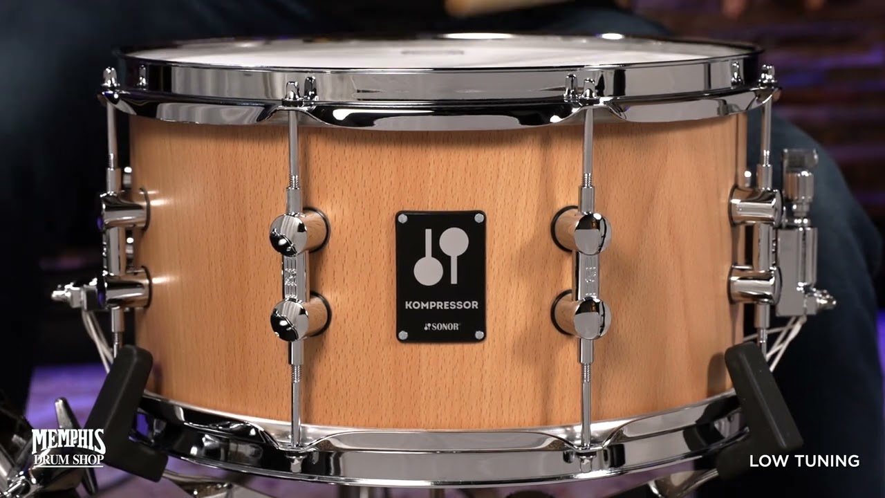 Sonor 13x7 Kompressor Series Beech Snare Drum (KS-1307-SDW-NAB)
