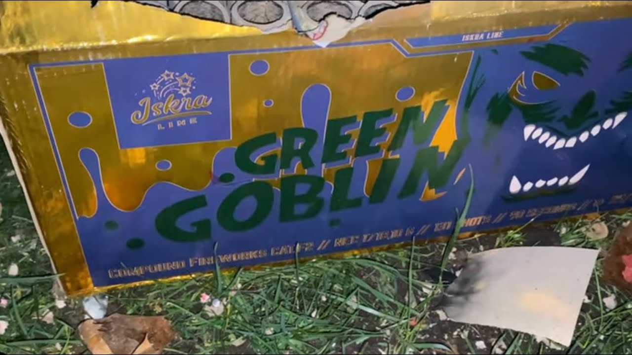 Green Goblin : Iskra Line : 131 Shots : 1718 Gram : 25 & 30mm : Funke Fireworks