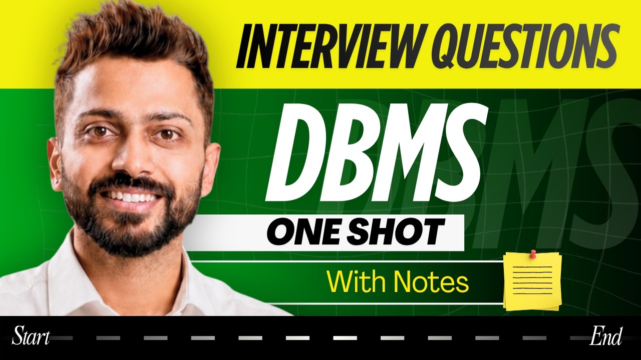 Complete Interview Questions DBMS in One Shot | Placement Revision | Database Management system