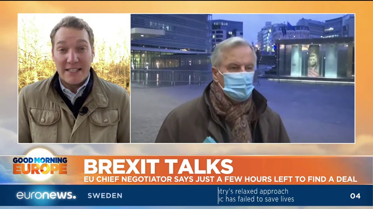 Brexit talks: EU chief negotiator says just a few hours left to find a deal
