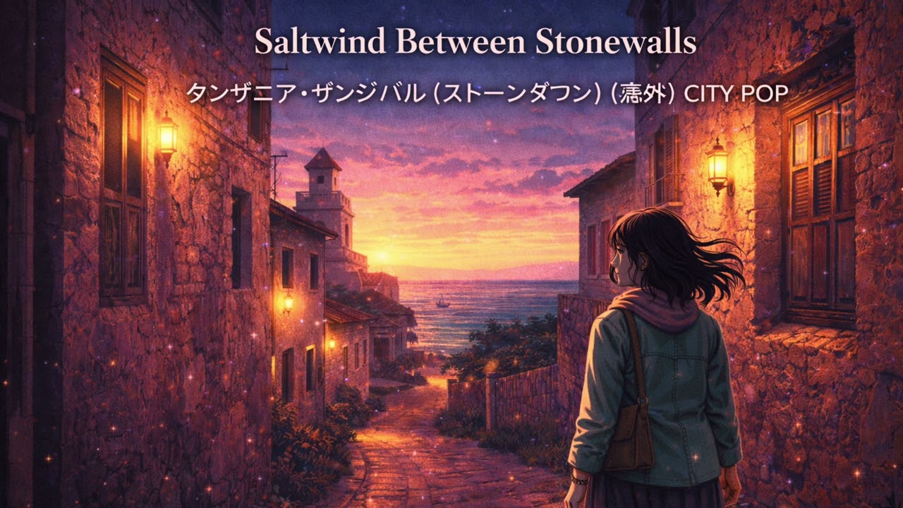 【ザンジバルシティーポップ】Saltwind Between Stonewalls