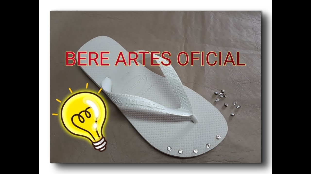 COMO COLOCAR PONTOS DE LUZ NA HAVAIANAS SEM ALICATE VAZADOR