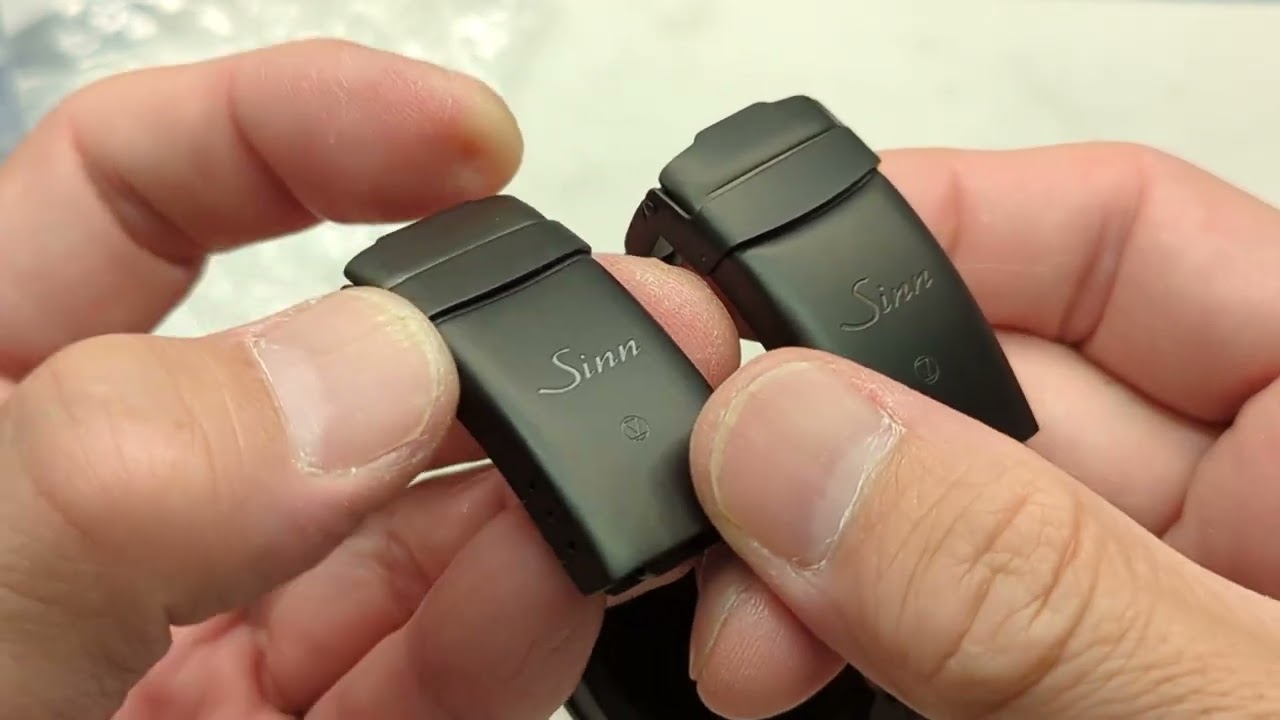 Sinn U50 S BS - Small repair to the clasp, Comparison between original and replacement OEM clasps