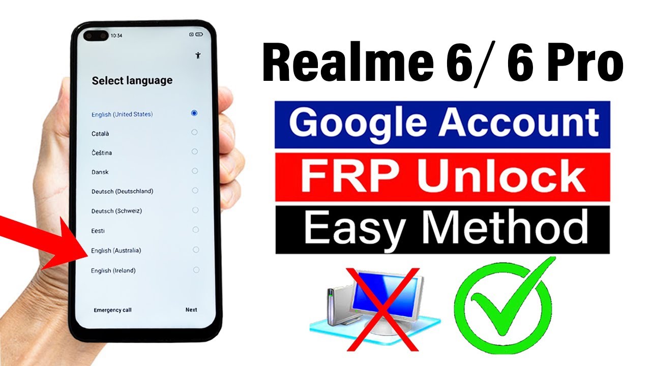 Realme 6/ 6 Pro Google Account/ FRP Bypass - New Easy Method (without pc)