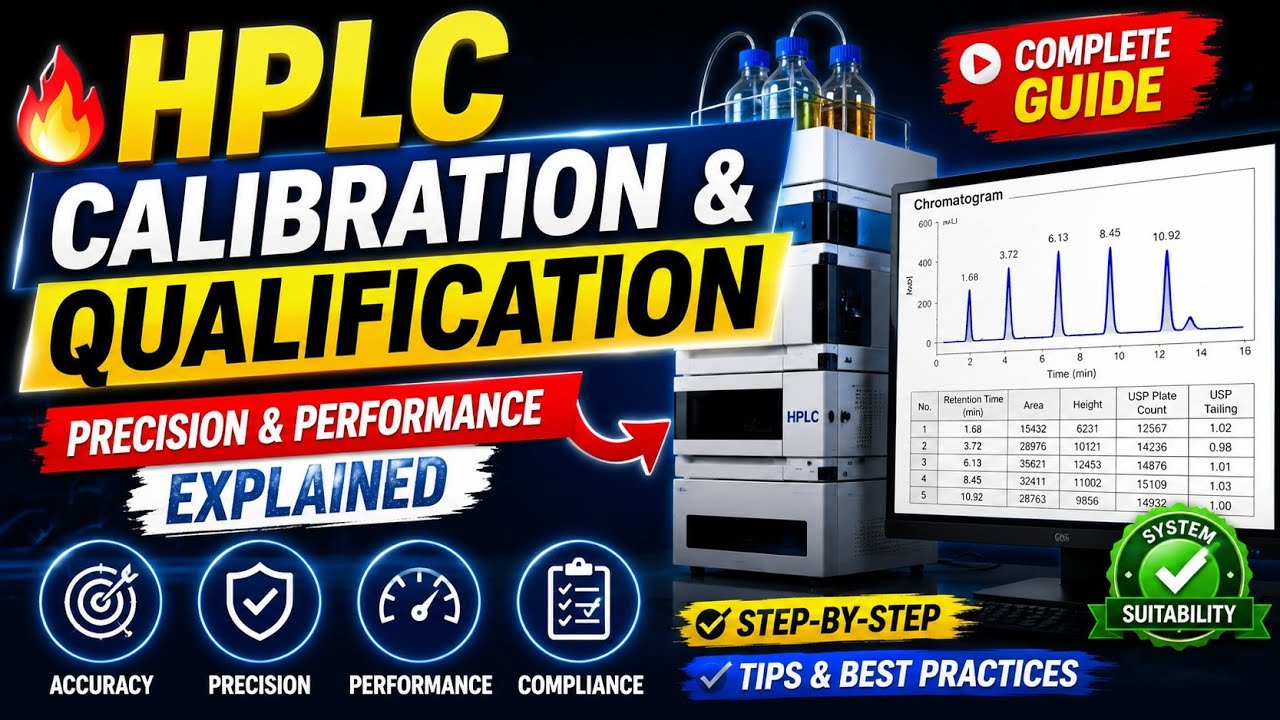 HPLC Calibration tutorial (Precision, Performance: The Definitive Guide to HPLC System Qualification
