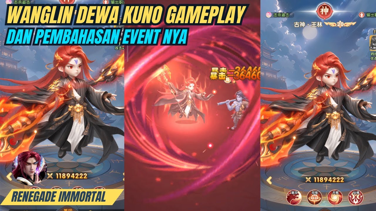 Wang Lin Dewa Kuno Gameplay Dan Pembahasan Event Nya - Renegade Immortal Gameplay