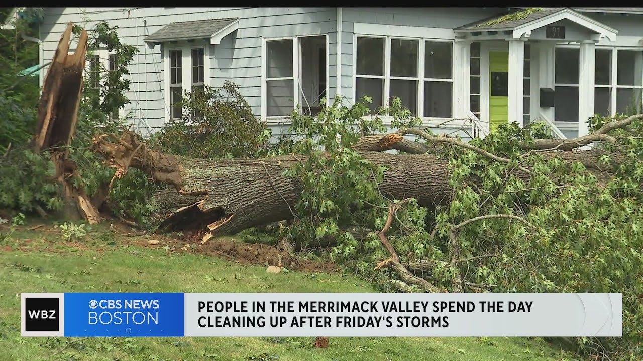 Thousands of customers without power after storm tears through Andover