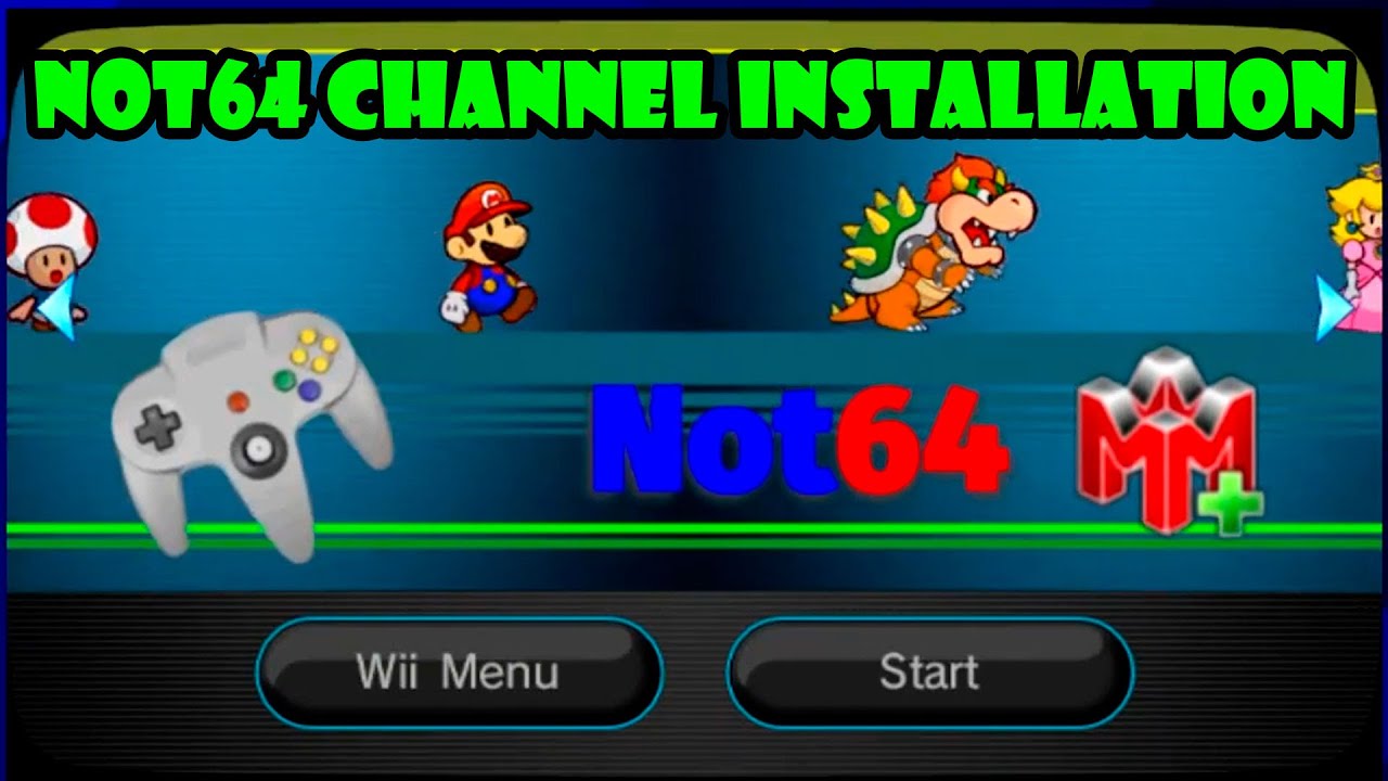 Как установить NOT64 Channel [2022] (канал NOT64 wii)