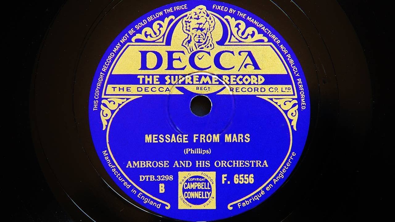 Ambrose and His orchestra - Message From Mars