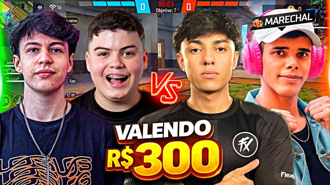 4X4 APOSTADO - MARECHAL e MANOMAX vs TWO9 e PHZIN! QUADRAKILL NA MD3 🔥