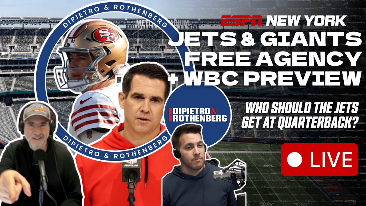 Free agency preview for Jets, Giants + a WBC preview | DiPietro & Rothenberg | 3/6/26