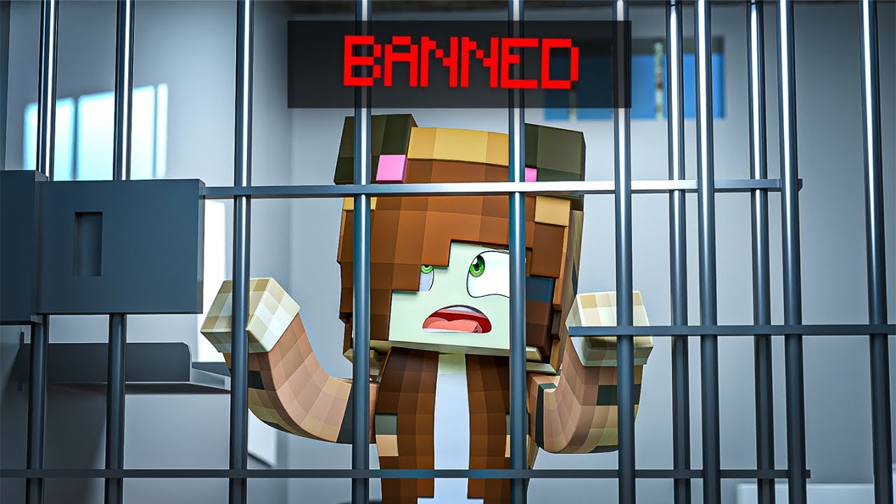 Tina is BANNED !  - Minecraft Academy