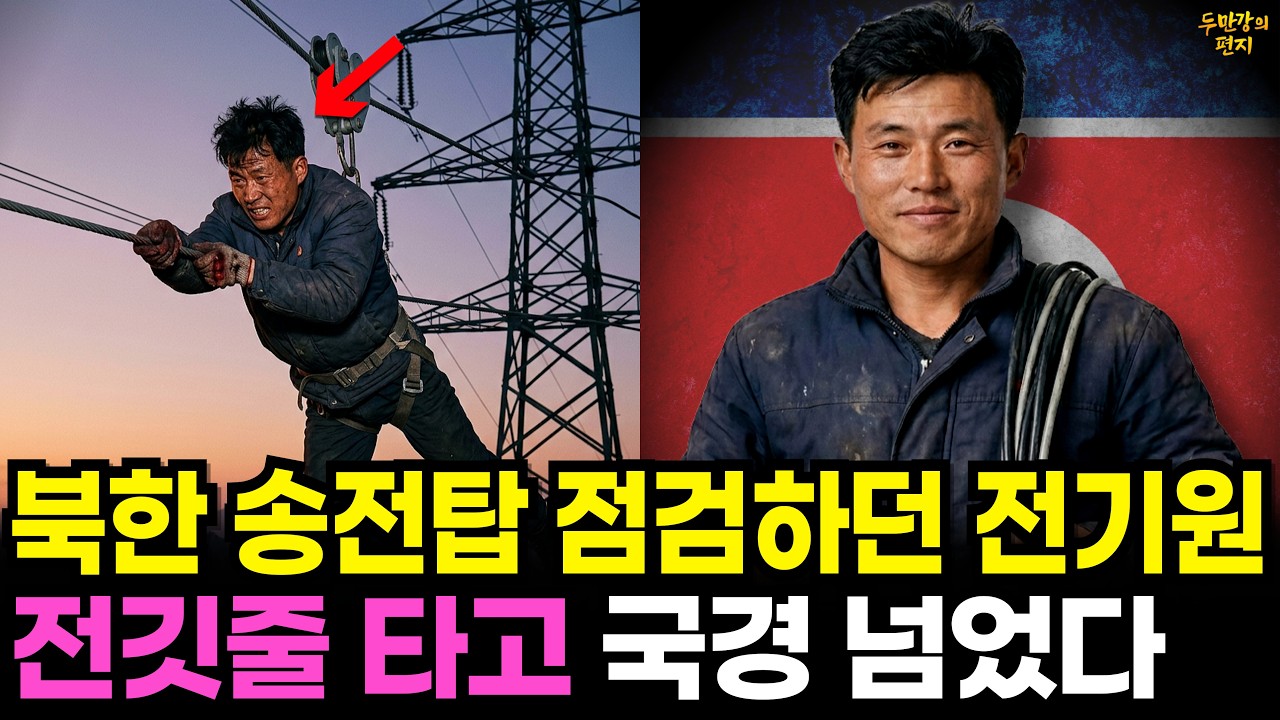 북한 송전탑 점검하던 전기원, 전깃줄 타고 국경 넘은 그날 | 탈북감동사연