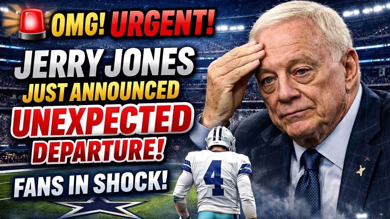 🚨 URGENT: Jerry Jones Announces SHOCKING Departure &mdash; Dallas Cowboys Fans Stunned!