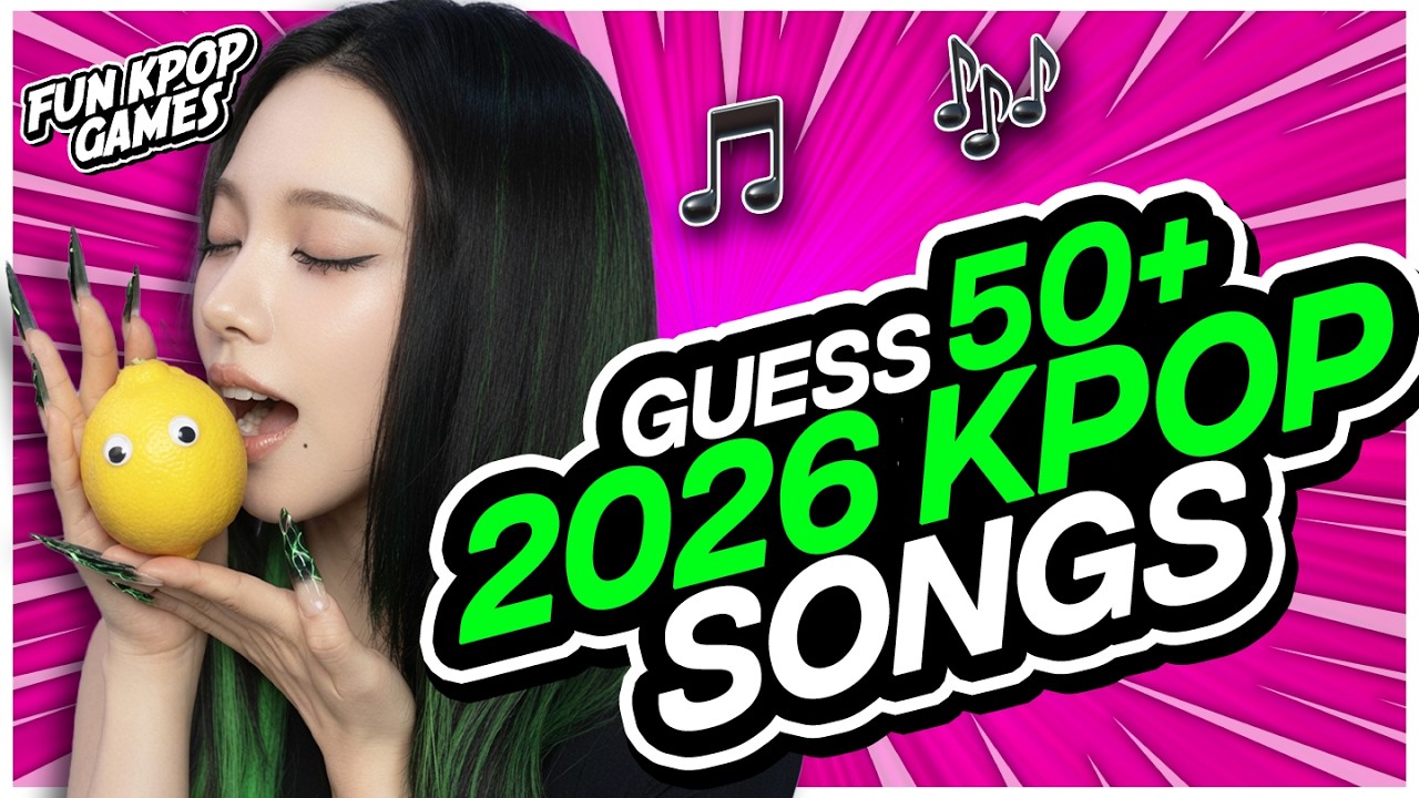 ⭐️ GUESS OVER 50 KPOP SONGS FROM 2026 | KPOP QUIZ - FUN KPOP GAMES 2026