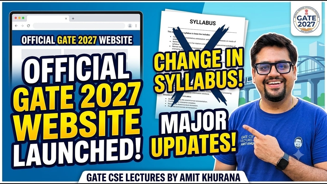 GATE 2027 Syllabus change | Major updates 