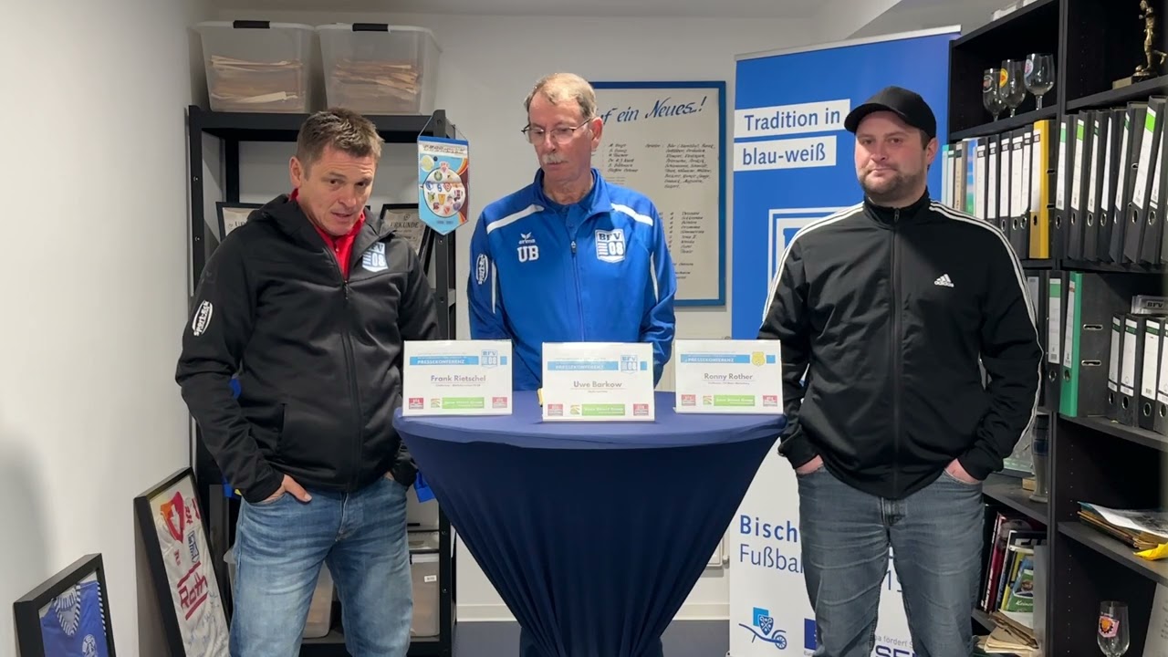 Pressekonferenz 11.SpT Oberliga Nordost 2023/2024: BFV 08 - FSV Motor Marienberg