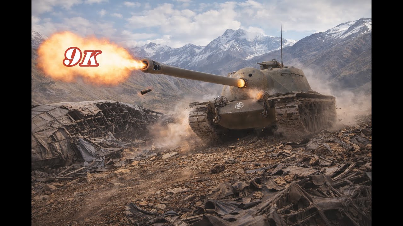 МОЙ РЕКОРД НА ТАНКЕ T110E3! 9К УРОНА!