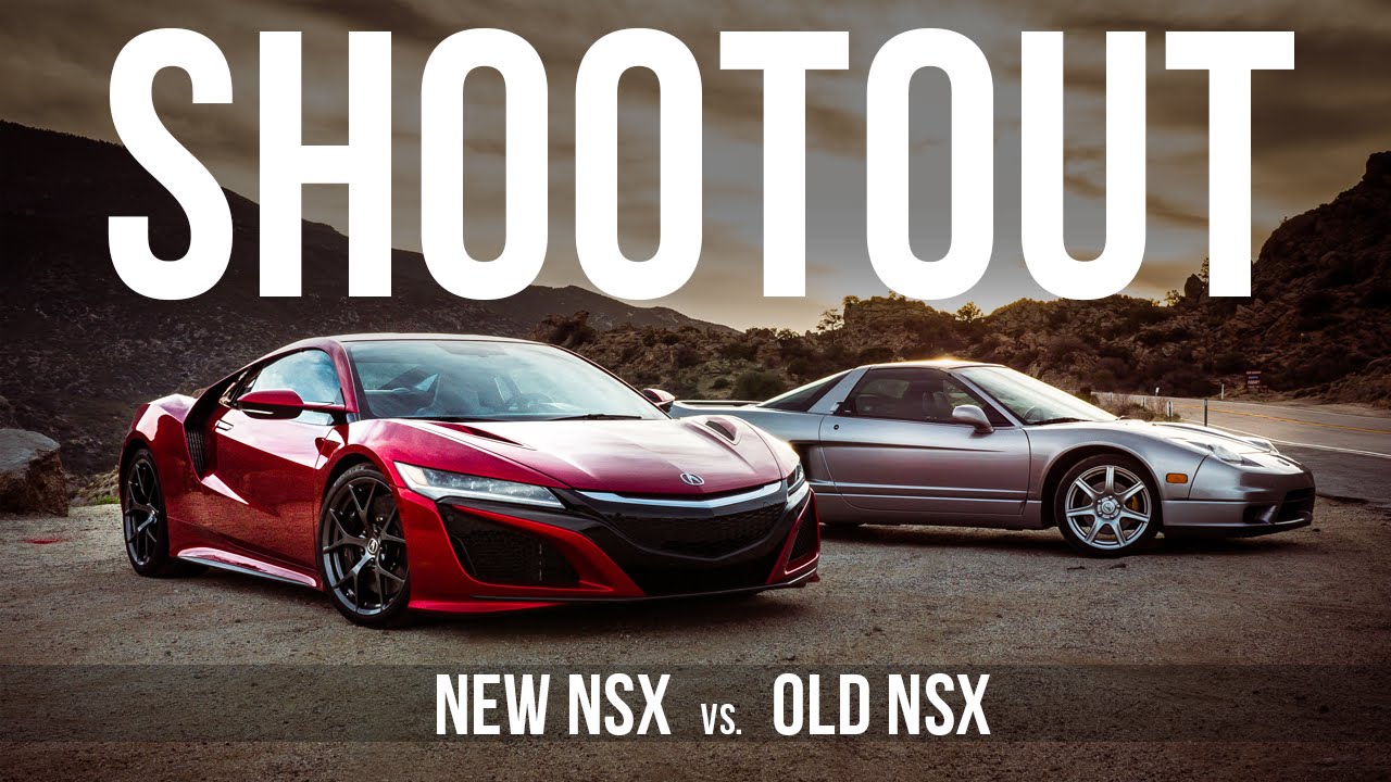 Old NSX vs. new NSX on the road and the track