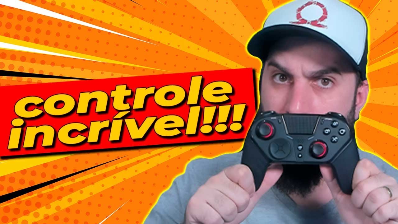 Esse controle de PS4 é incrível! E funciona no PS1, PS2, PS3, PC e Celular! Q300!