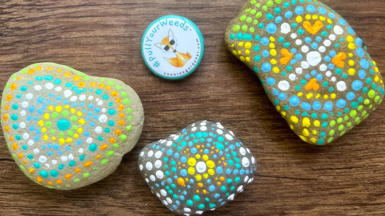 Painted Mandala Stone Craft & Meditation For Kids