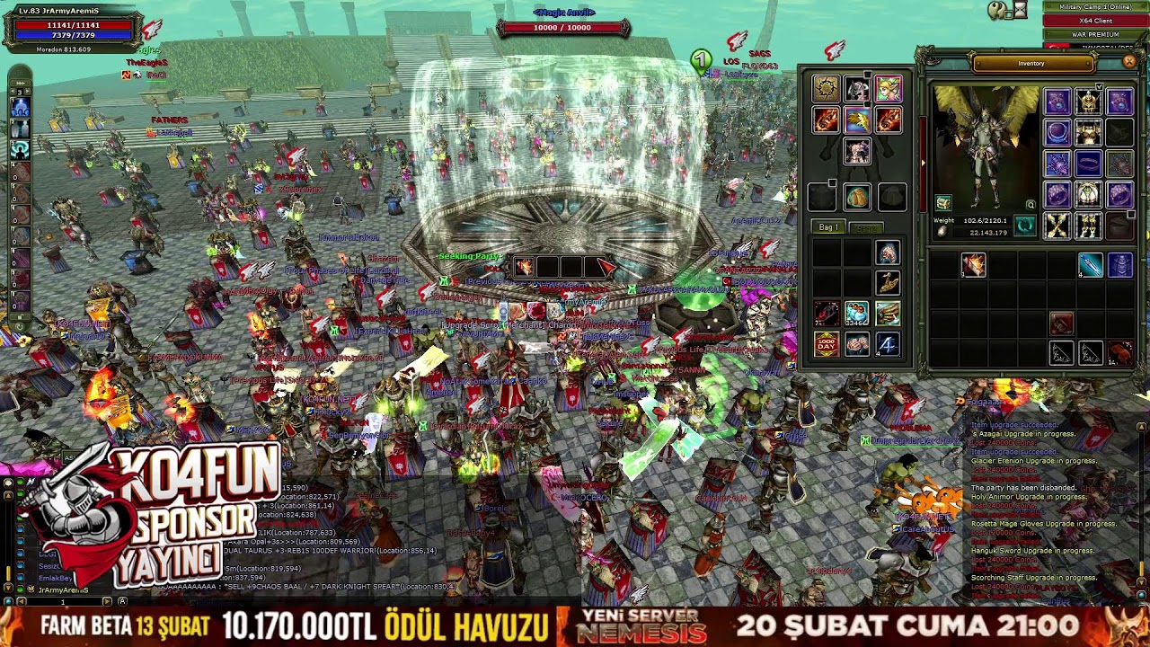 🏆#KO4FUN IMMORTAL 🔥PRİME PK TİME 🔥 #MeetYourMakerS Clan 🔥 #PvPServer🔥 ArmyAremiS 🏆