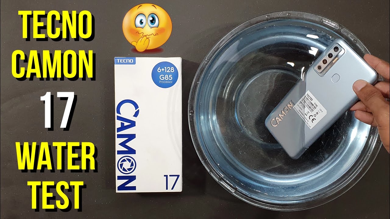 Tecno Camon 17 - Water Test || The Water Test of Tecno Camon 17!!!