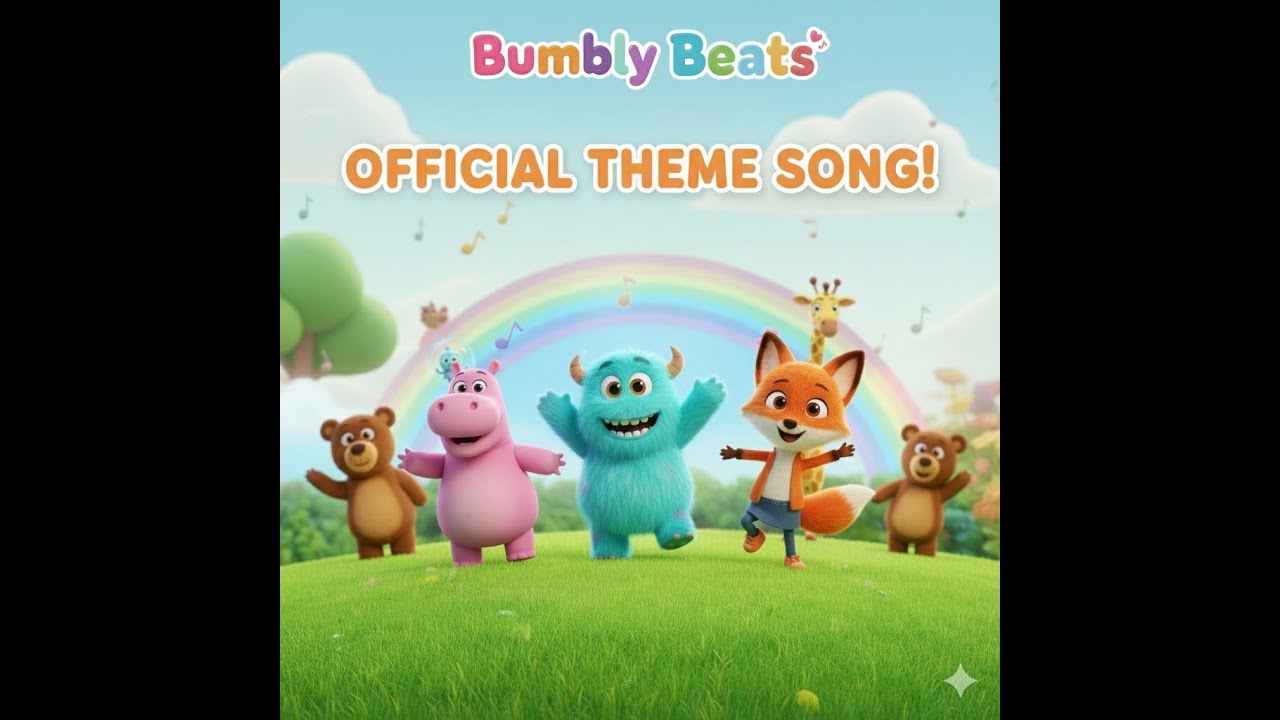 Wiggle & Shake! 🎵 The Bumbly Beats Theme Song 🐝✨ | Fun Music for Kids | Bumbly Beats
