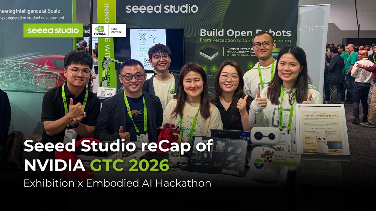 Представлено на NVIDIA GTC 2026 | Воплощенный ИИ в действии!