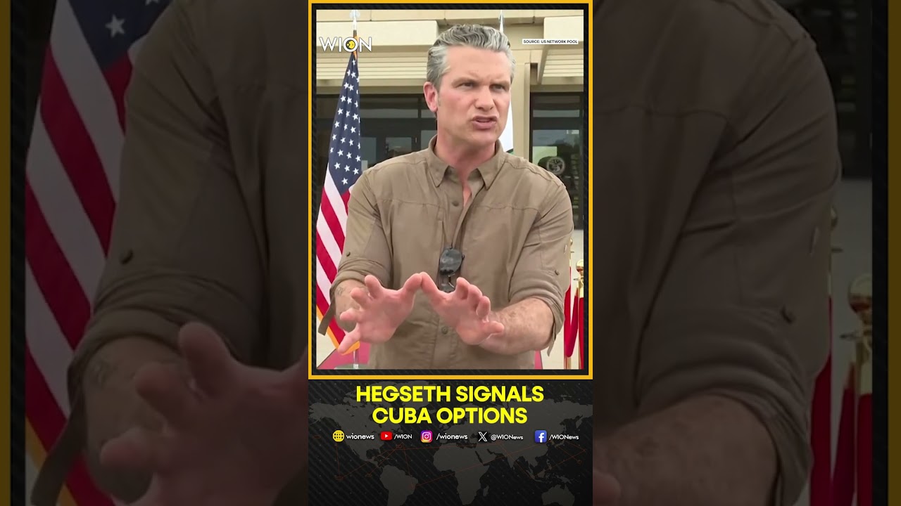 Hegseth Says US Has &lsquo;Options&rsquo; When Asked About Possible Capture-or-Kill Operation in Cuba | WION