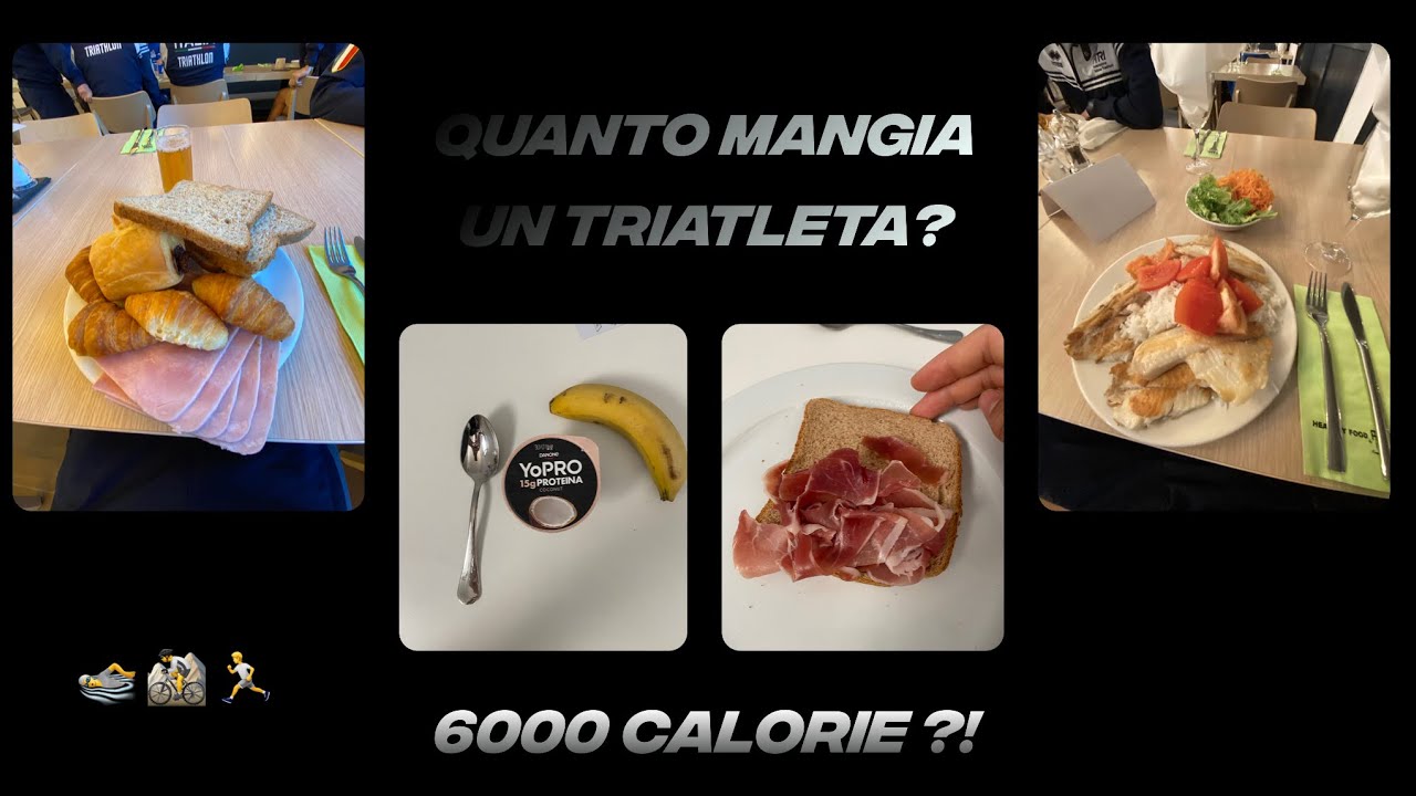 Scopri quanto Consuma e quanto Cibo mangia un Triatleta 🍕 Quante calorie consuma un triatleta?