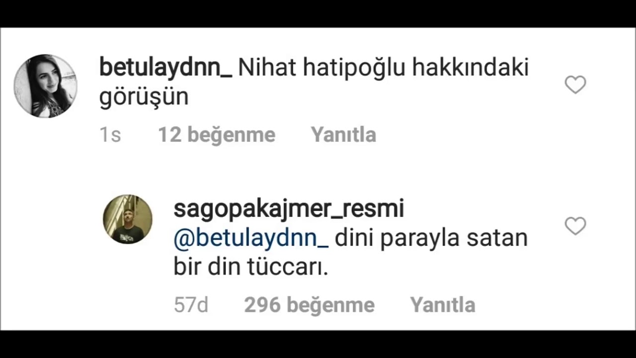 Sagopa Kajmer'den İnstagram Hesabından  Rapçiler hakkındaki Cevapları.