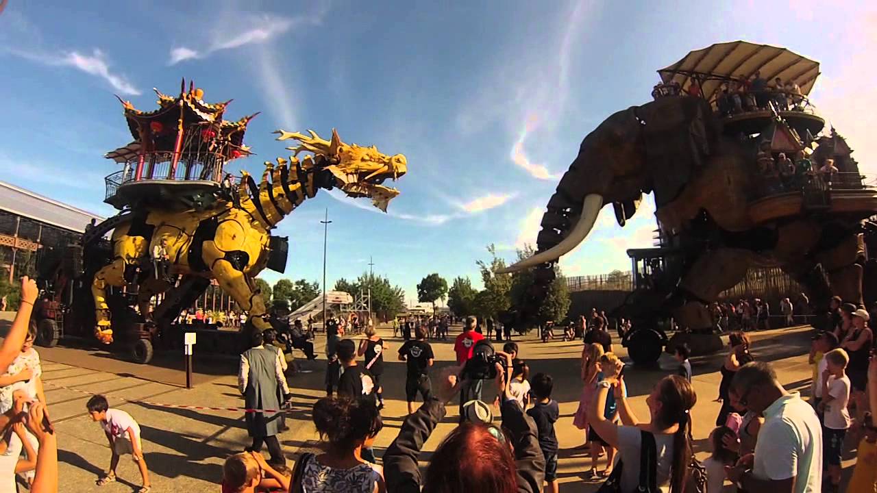 LongMa et l'éléphant - Machines de l’île, Nantes [GoPro Hero3]