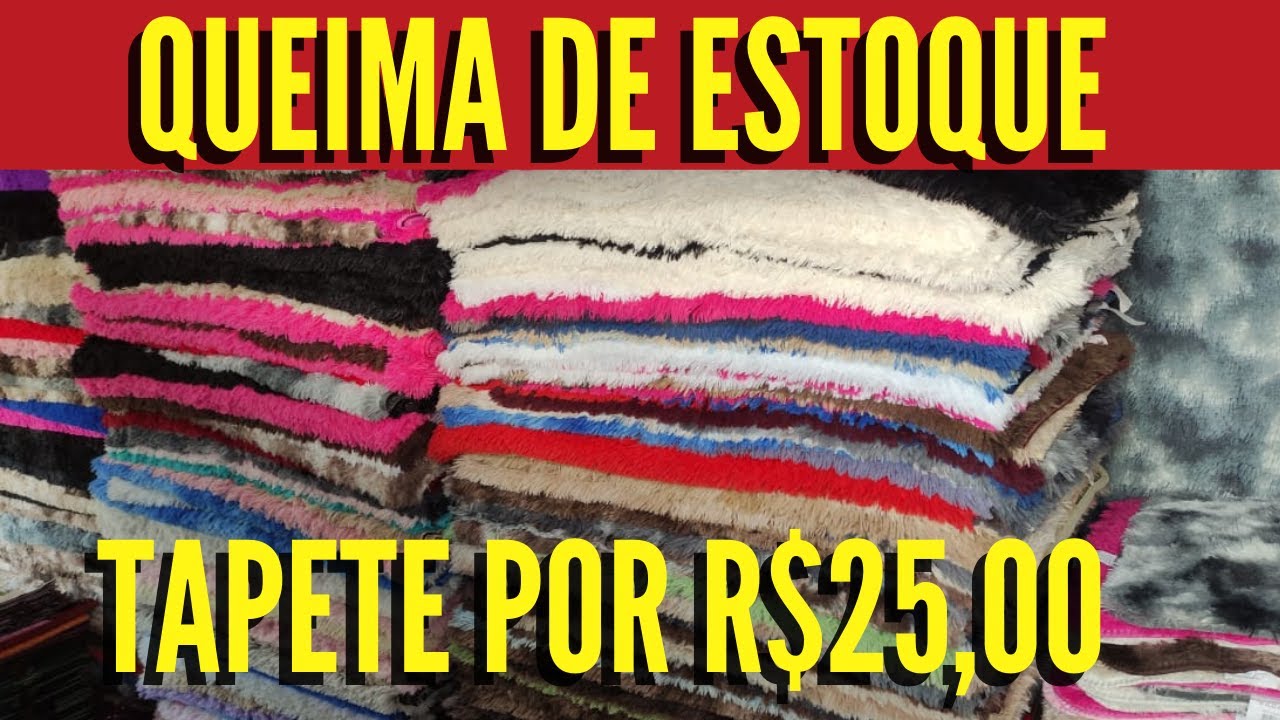 BRAS-SP | QUEIMA DE ESTOQUE, TAPETE FELPUDO POR R$25,00